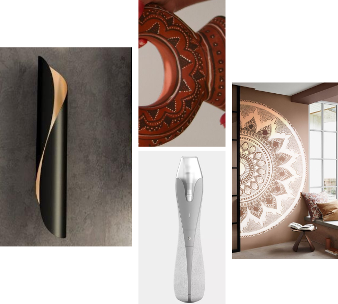 Product concept visualization showing air purifier design