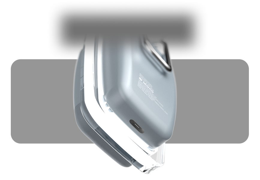 Product concept visualization showing air purifier design