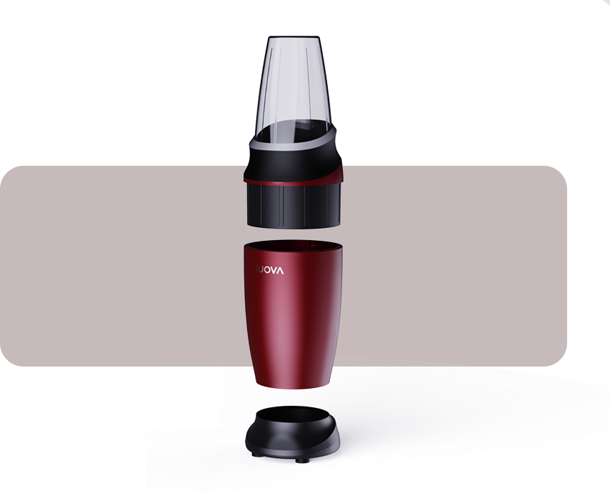 Product concept visualization showing air purifier design